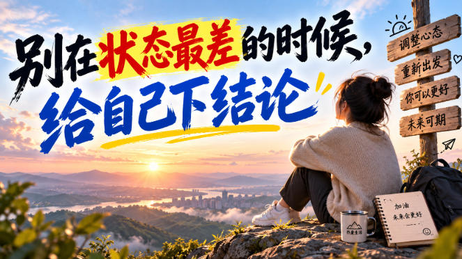 某公众号付费文章：别在状态最差的时候，给自己下结论-西蒙学社